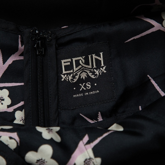 EDUN Floral Silk Mini Dress Slip - XS - Picture 3 of 3